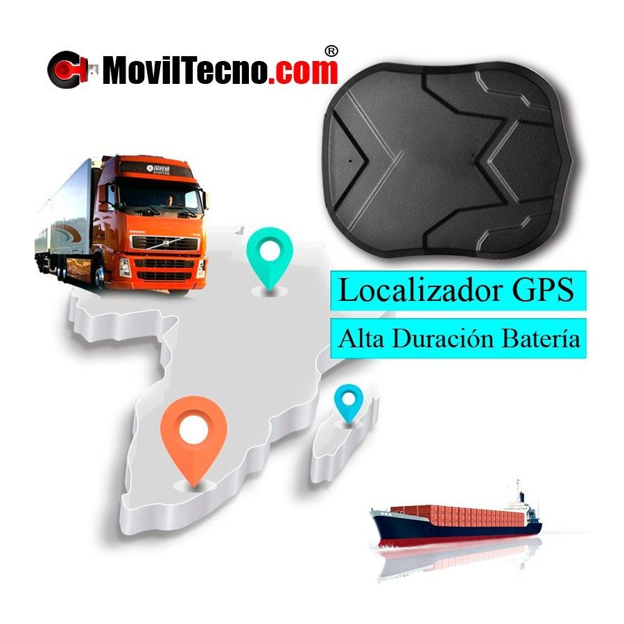 ✓ Localizador GPS Coche SIN instalación 【✔️ MovilTecno 833 】 