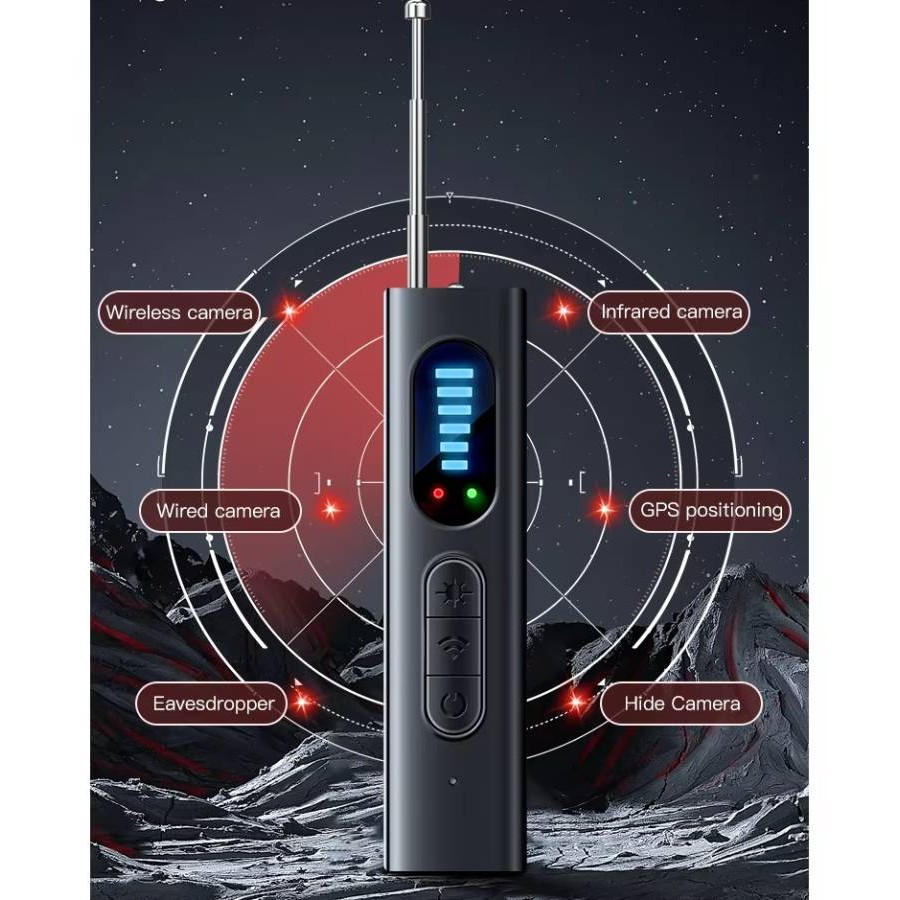 DETECTOR PROFESIONAL para GPS Micrófonos Cámaras Portátil 872